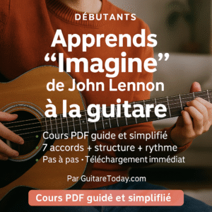 Cours de guitare Imagine John Lennon