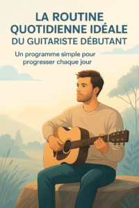 La routine idéale du guitariste débutant pour progresser à la guitare
