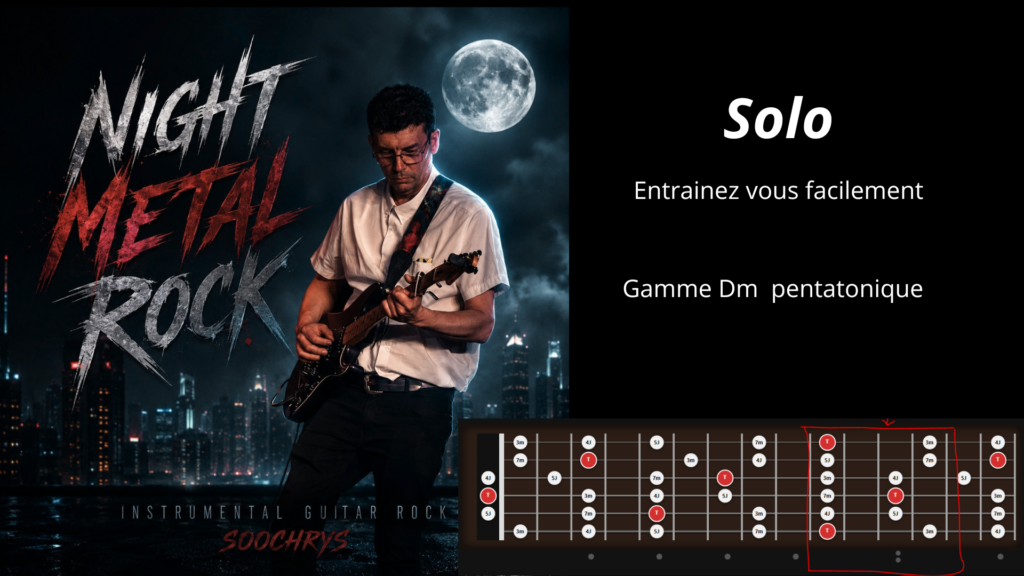 Tuto guitare Night Métal Rock